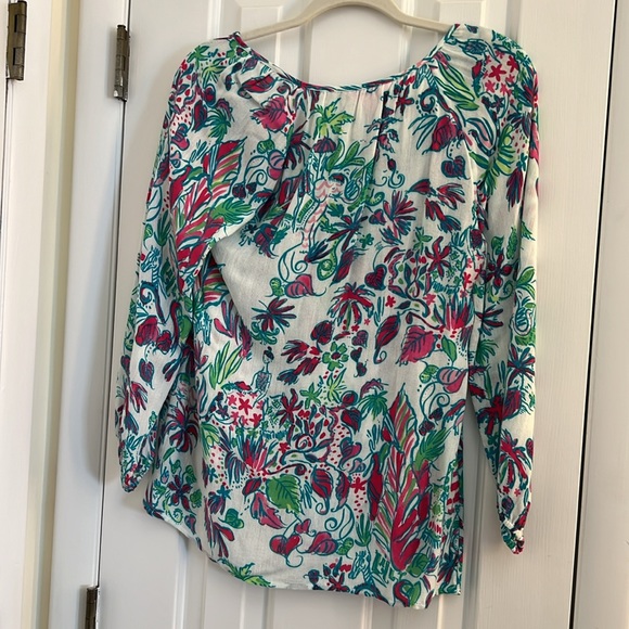 Rare Lilly Pulitzer Sample Top - Queen of the Jungle - Picture 2 of 8